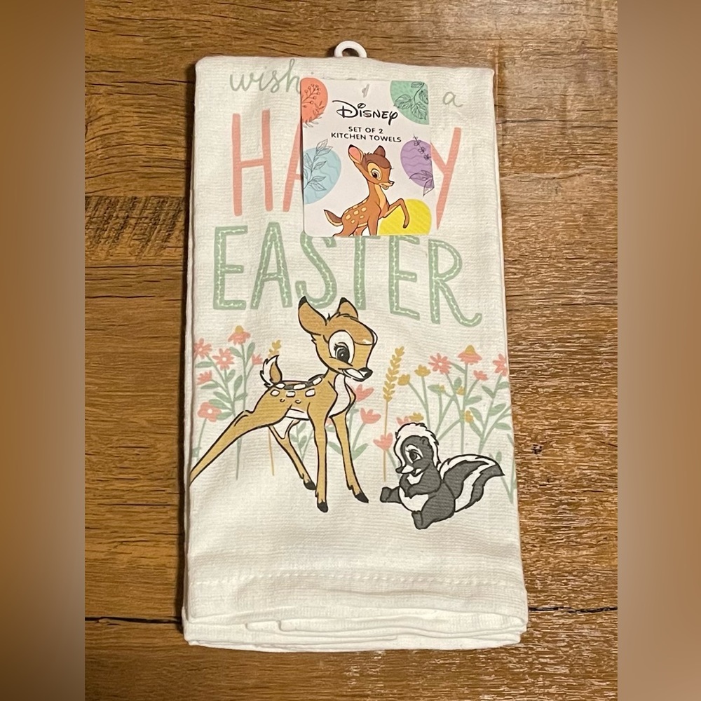 DISNEY BAMBI & FLOWER KITCHEN TOWELS